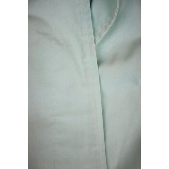 VINTAGE WOMEN'S MINT GREEN LIGHT WEIGHT TRENCH COAT JACKET - SIZE S - Picture 6 of 16